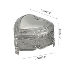 Vintage Alloy Embossment Heart