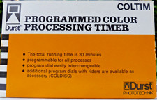 Durst COLTIM Programmed Color Processing Timer, Instruction Manual + Orginal Box