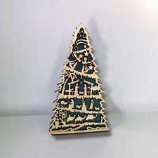 Handmade Wooden Christmas Tree