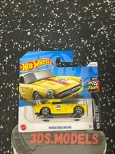 HONDA S800 RACING YELLOW  Hot Wheels 1:64 **COMBINE POSTAGE**