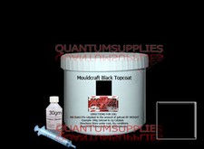 BLACK FLOCOAT / TOPCOAT 1kg kit  FOR FIBREGLASS moulds, resin boat repair