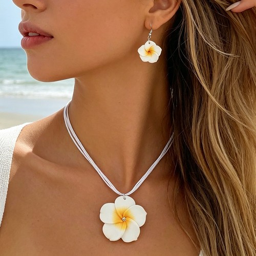 Plumeria flower jewelry - plumeria,