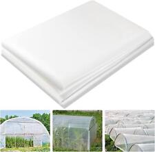 2M x 3M Heavy Duty Polythene Sheeting, Extra-Thick Clear Garden Grow Polytunnel