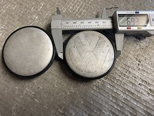 2x VW 69mm wheel centre caps   7L6601149B  # JL663