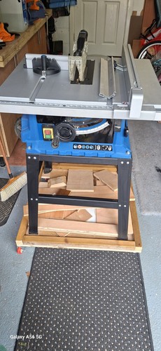 Scheppach hs105 table - saw, and