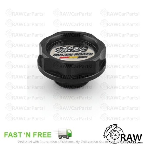 Black mugen style oil cap - style,