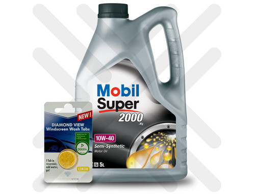 Mobil semi synthetic oil super - mobil,
