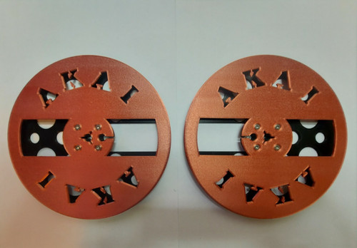 Akai reel spools 3d - reel, 7"