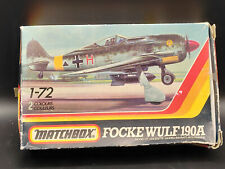 Matchbox 1/72 Focke-wulf 190A PK6 Vintage Model Kit Model