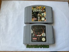 quake 1 & 2 game n64 nintendo 64 games cartridges PAL