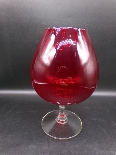 Vintage ruby red 23cm - red, glass