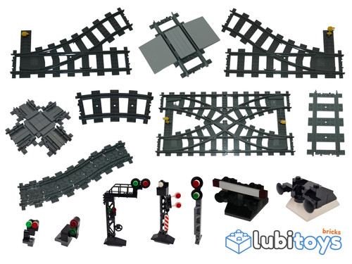 Lego train tracks - train, rc