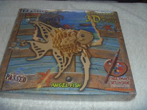 Wooden puzzle seven - 3d,