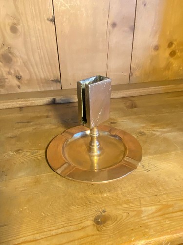 Antique brass ashtray - antique,