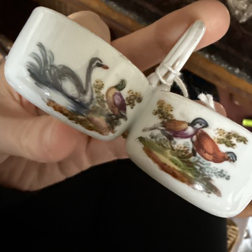 Meissen porcelain salt paper - meissen, salt&