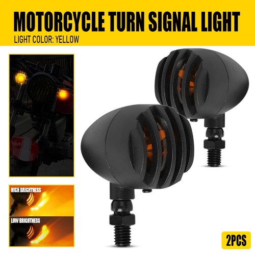 Black motorcycle bullet led - bullet,