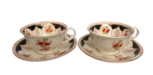 Vintage duos cup saucer - saucer, tea