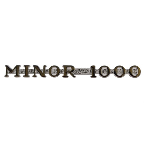 Morris1000 side bonett badge - bonett,
