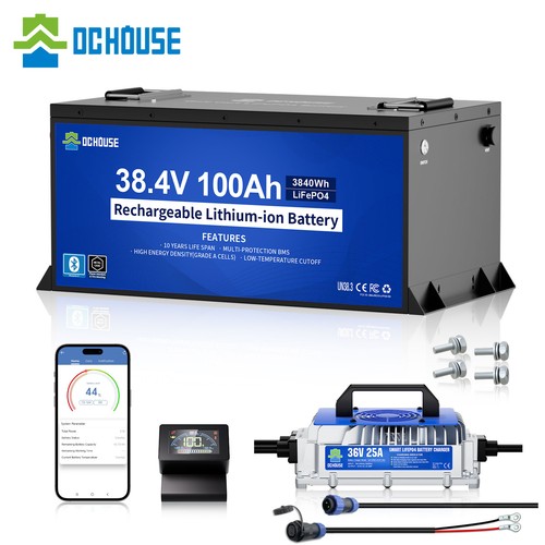 36v 100ah lithium golf cart - 100ah,