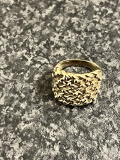 9ct Yellow Solid Gold Keepers Ring 12.8g 🤩