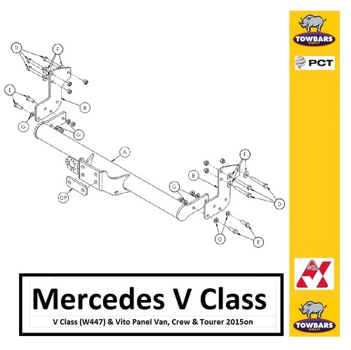 Towbar for mercedes class - towbar,