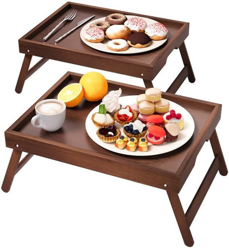 Pack bamboo bed tray - bamboo,