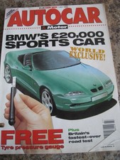 AUTOCAR JUL 1992 BMW SPORTS