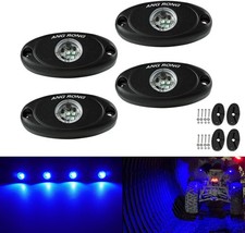 4 Pod Blue LED Rock Light