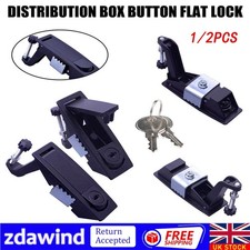 1/2Pcs Compression Latch Lever Lock Horsebox Trailers Locker Door Tack Box