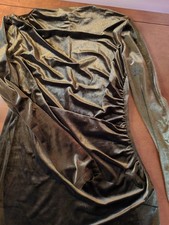 H&M Metallic Velvet Bodycon