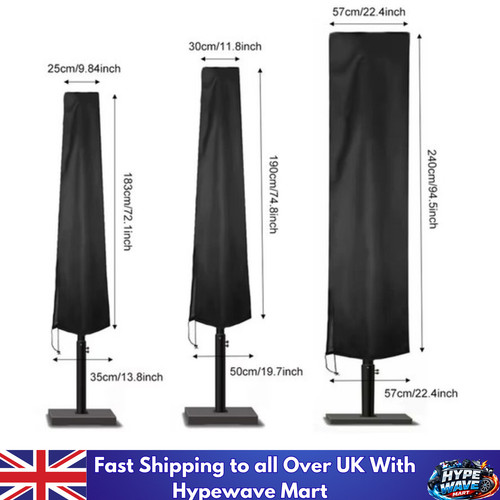 Waterproof parasol cover - cover, with