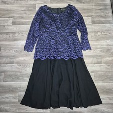 Debut Purple And Black Lace