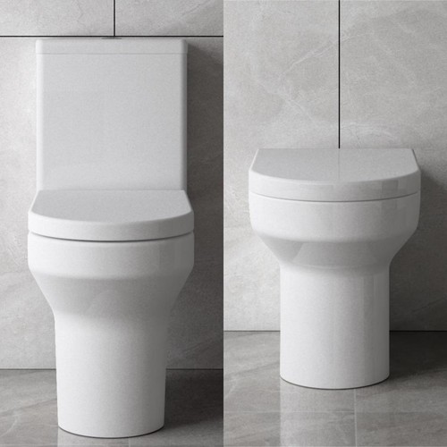 Back wall rimless close - back,