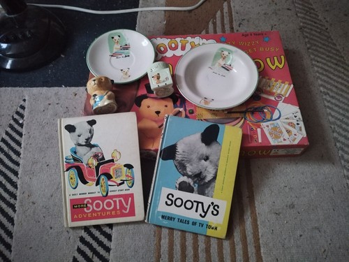 Vintage sooty egg cups - vintage, plates