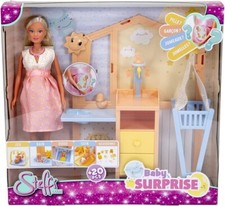 Steffi Love Baby Surprise Pregnant Doll 29cm with Removable Belly Playset Simba