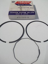 NOS Genuine Yamaha RD500LC,TZR250 1st over size piston ring set,47X-11610-10