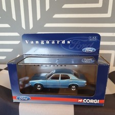 VANGUARDS / CORGI Ford Cortina Mk3 Sapphire Blue 1/43 Model Car Mint In Box