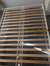 Ikea double bed frame white - double,