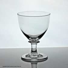 Georgian ovoid bowl glass