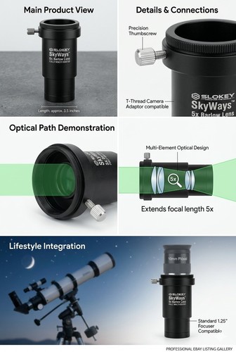 Slokey skyways barlow lens - slokey,