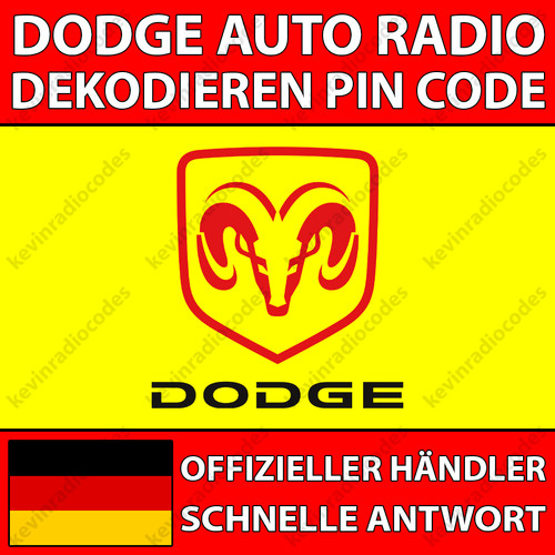 Dodge radio decoding pin - ✅dodge,