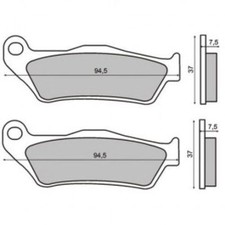 Pair Front Brake Pads KTM 300 EXC Six Days (2T) 2011> RMS 225100430