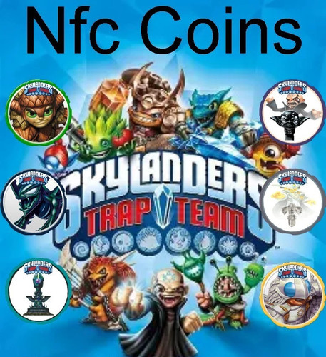 Skylanders trap team nfc coins - nfc,