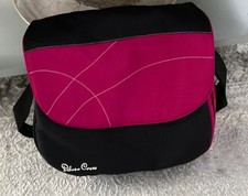 Silver Cross Baby Changing Bag black and pink