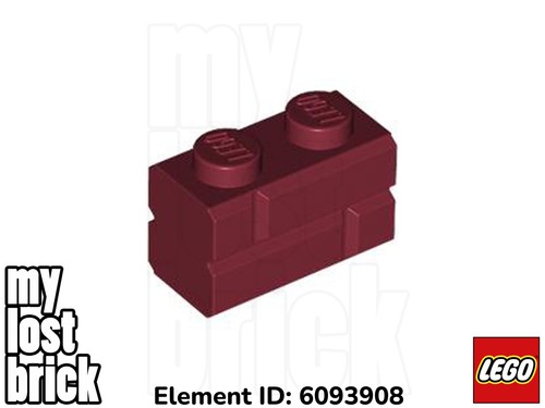 Lego part 98283 brick 1x2 - part,
