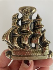 Galleon Ship Brass Door