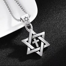 Silver Jewish Star of David
