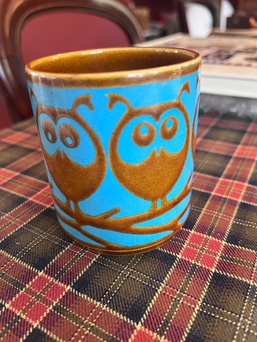 Hornsea pottery owl preserve - pottery,