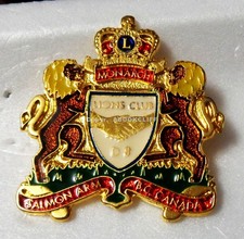  B.C. LIONS CLUB SALMON ARM Pin Mint