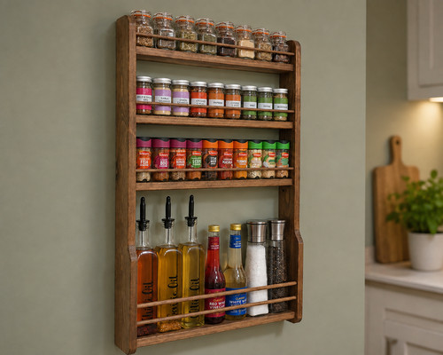 Oil spice rack handmade - spice,